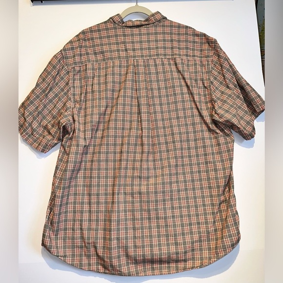 Carhartt XXL‎ Bottom Up Short Sleeve Black & Red Shirt - Picture 8 of 8